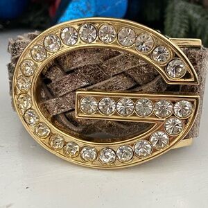 GUESS braided vintage Belt